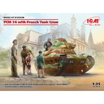 FCM 36 + French tank crew